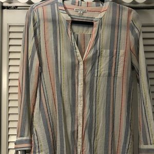 J.Crew Mercantile Striped Button Up Shirt